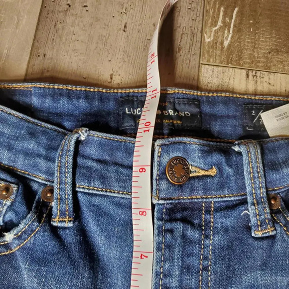 Lucky Brand Distressed 2/26 Bridgette Skinny Jean NWOT - Picture 12 of 15